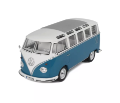 G102 - Bus de 1962 de couleur bleu - VOLKSWAGEN Combi T1 Samba Regatta