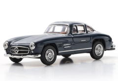 SCH64U00006 - Voiture de couleur bleu - MERCEDES BENZ 300 SL
