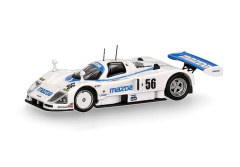 HER87MC000095 - Voiture de sport de couleur blanc – n°56 - MAZDA 787B