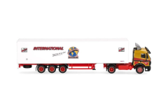 HER320450 - Camion avec remorque 3 essieux UWE HARMS INTERNATIONAL - MERCEDES BENZ SK 1988 4x2