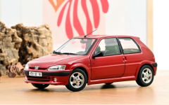 NOREV184921 - Voiture de 1998 de couleur rouge lucifer - PEUGEOT 106 S16