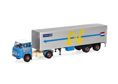 HERMS87MBS026222 - Camion avec remorque 2 essieux GOEDKOOP et DE GEUS – SCANIA Vabis LB 76 4x2