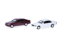 HER012751-004 - 2 unités en kit à monter gris et rouge - MERCEDES BENZ S-Klasse W140