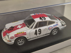 TRODSN263 - Voiture des 24h Spa 1969 C.HALDI-J.CHENEVIERE – n°49 - PORSCHE 911