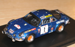 TRORRAL13 - Voiture du Rallye du Portugal 1973 JP.NICOLAS-M.VIAL – n°1 - RENAULT Alpine A110