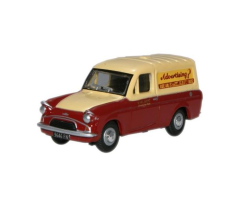 OXF76ANG040 - Voiture de couleur bordeaux et crème - FORD Anglia Van Esat Kent