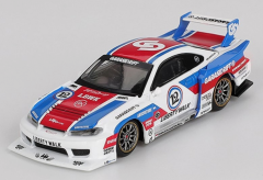 MGT01022-R - Voiture de 2025 de couleur blanc - NISSAN Silvia S15 LB-Super Silhouette Garasidrift X LBWK
