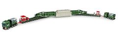 CONSET10020 - Pont à poudres latérales SCHEUERLE STB 320 avec EuroCombi L13 et deux camions MAN TGX