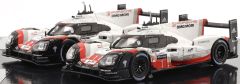 IXO-SP919-SET2 - Set de 2 voitures des 24h du Mans 2017 – Vainqueur – PORSCHE 919 Hybrid N°1 et N°2