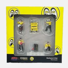 T64F-004-ME1 - Figurine mécanisiens Set N°3 - 4 personnages et accessoires
