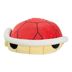 T12959 - Grande Peluche MARIOKART de couleur rouge et Jaune - Super Champignon