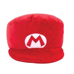 T12961 - Grande peluche de la gamme MARIOKART - Casquette Mario de couleur rouge