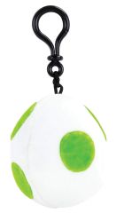 T12967 - Clip Peluche à accrocher partout - MARIOKART Oeuf YOSHI