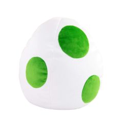 T12968 - Grande Peluche MARIO KART de couleur blanc et vert - Oeuf YOSHI