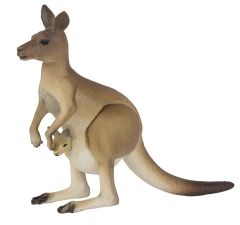 T16079 - Figurine articulée de l'univers d'ANIA - Kangourou avec son petit