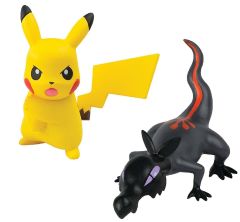 T18445D-01 - 2 Figurines POKEMON Prête pour le Combat ! PIKACHU vs TRITOX