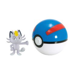 T18532D-03 - MIAOUSS D'ALOLA avec SUPER BALL POKEMON