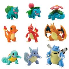 T19050L-01 - Pack de 9 figurines POKEMON - N°1