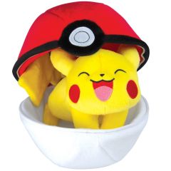 T19363D-01 - Poké-Ball et PIKACHU POKEMON en peluche