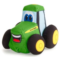 T37804 - Tracteur en peluche qui vibre et avec musique JOHN DEERE Jhonny tractor et ses amis piles fournies