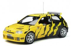 OT822 - Voiture de 1995 Couleur Noire et jaune – RENAULT Clio Maxi présentation