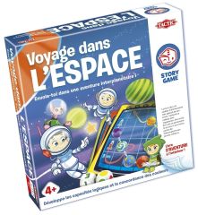 TAT54880 - Jeu de société capacités logiques et la concordance des couleurs - Voyage dans l'espace