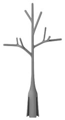 TB357 - Accessoire pour bébé - Arbre TWIG égouttoir de couleur Gris