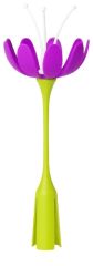 Accessoire pour bébé - Fleur égouttoir STEM de couleurs Prune et Vert