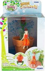 TE72911O - Set du petit jardin enchanté contient une Fée HOPE de couleur orange