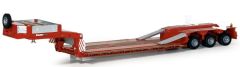 TEK58706 - Remorque porte engins surbaissé 3 essieux GOLDHOFER rouge