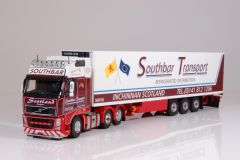 TEK62514 - Camion 6x4 VOLVO FH03 GL et semi frigo CARRIER 3 essieux société Southbar