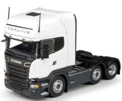TEK65092 - Camion 6x2 solo SCANIA R13 Streamline Topline couleur blanc