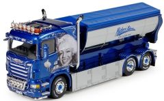 TEK65818 - Camion porteur SCANIA R09 avec benne déposable aux couleurs Mickes Akeri