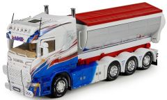 TEK67132 - Camion avec benne déposable SCANIA R09 Highline aux couleurs Per Brodde