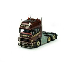 TEK68082 - Camion solo Scania 164 Topline aux couleurs du transporteur KASPER H. NIELSEN