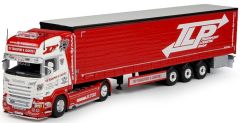 TEK68216 - Camion 4x2 SCANIA R09 Topline et remorque Tautliner 3 essieux bachée aux couleurs transport TLP