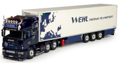 TEK68836 - Camion 6x4 SCANIA 4 Topline et remorque frigo aux couleurs Wehl Transporte
