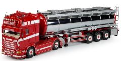 TEK68865 - Camion 4x2 SCANIA R13 Topline V8 et citerne 3 essieux aux couleur transport O Leloup