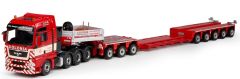 TEK68926 - Camion 8x4 Man TGX XXL et plateau surbaissé aux couleurs du transporteur COLONIA