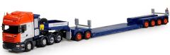 TEK68980 - Camion avec plateau surbaissé Nooteboom Multi PX Scania R13 Topline aux couleurs UNIVERSAL TRANSPORTE