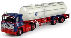 TEK69339 - Camion 4x2 SCANIA 111 avec semi citerne aux couleurs du transporteur WETRO