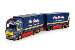 TEK69396 - Camion porteur  VOLVO FH04 Globetrotter XL avec remorque aux couleurs du transporteur PER SINDING