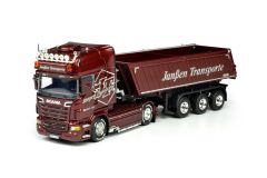 TEK69480 - Camion 4x2 SCANIA R09 Topline et semi 3 essieux benne aux couleurs transport Janben
