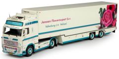 TEK69530 - Camion VOLVO FH13 GL 4x2 avec remorque 2 Essieux "Janssen Flowerexport"