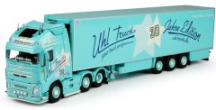 TEK69533 - Camion 6x2 VOLVO FH04 GL XL avec semi réfrigérante aux couleurs des transports MB Transporte - Uhl trucks
