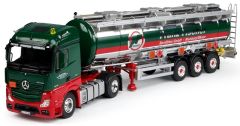 TEK69586 - Camion 4x2 MERCEDES Actros Streamspace avec semi citerne aux couleurs FRANZ FISCHER
