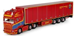 TEK69799 - Camion 6x2 SCANIA R Streamline Topline et remorque frigo aux couleurs Henrik Hansen