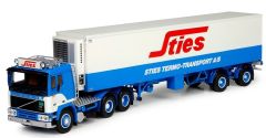 TEK70104 - Camion avec remorque frigorifique Volvo F12 aux couleurs STIES