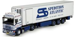 TEK70141 - Camion 4x2 VOLVO F12 Globetrotter et remorque frigo 3 essieux aux couleurs Spedition Atlantic