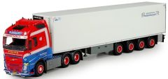 TEK70663 - Camion 6x4 VOVLVO FH04 Globetrotter et semi CARRIER 4 essieux frigo